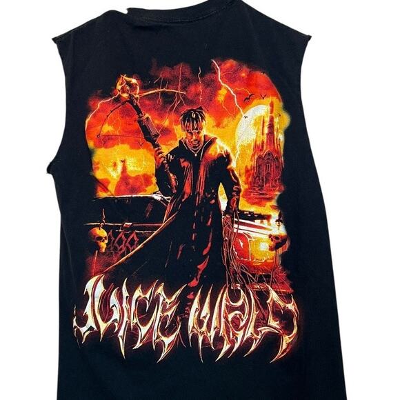 Fighting Demons Video Game Grunge Tank Sleeveless Shirt Top Distressed Thrashed - Picture 1 of 4